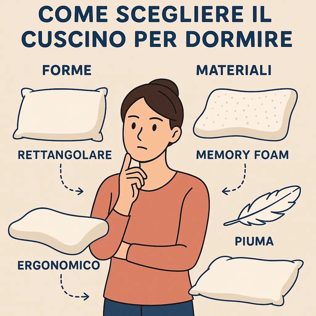 Come scegliere il cuscino per dormire meglio 1 come scegliere il cuscino per dormire