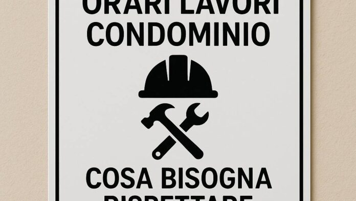 orari lavori condominio: cosa bisogna rispettare